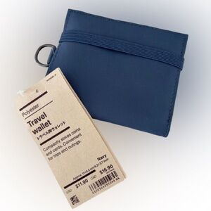 MUJI slim travel wallet - NWT
